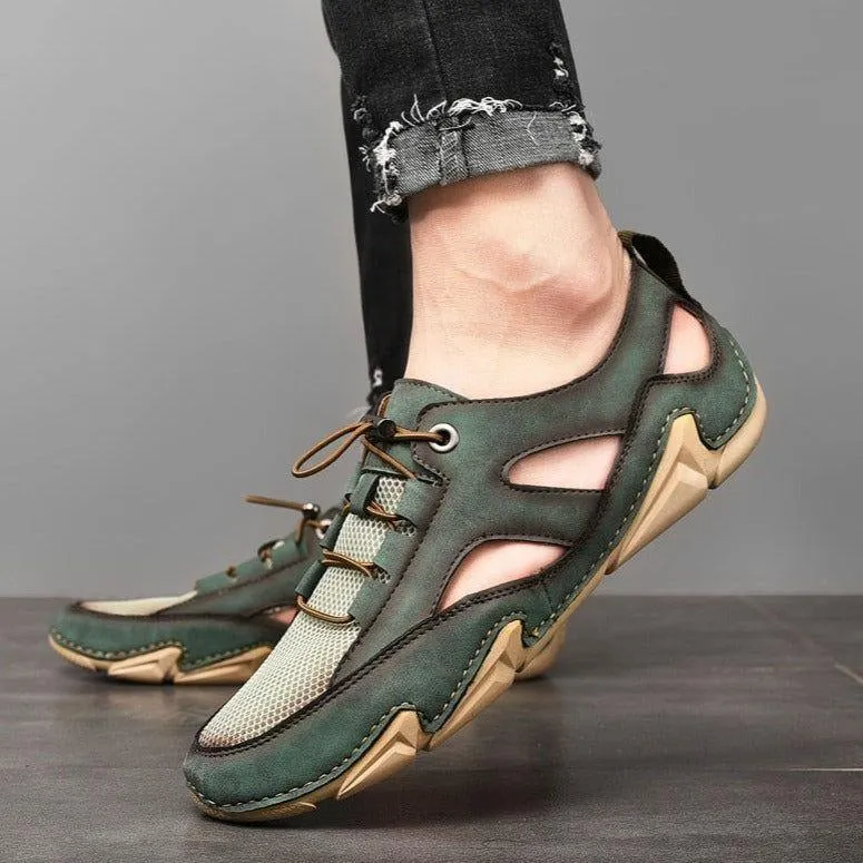 Men's Casual Shoes: Handmade Comfortable Outdoor Sandals ZOS41