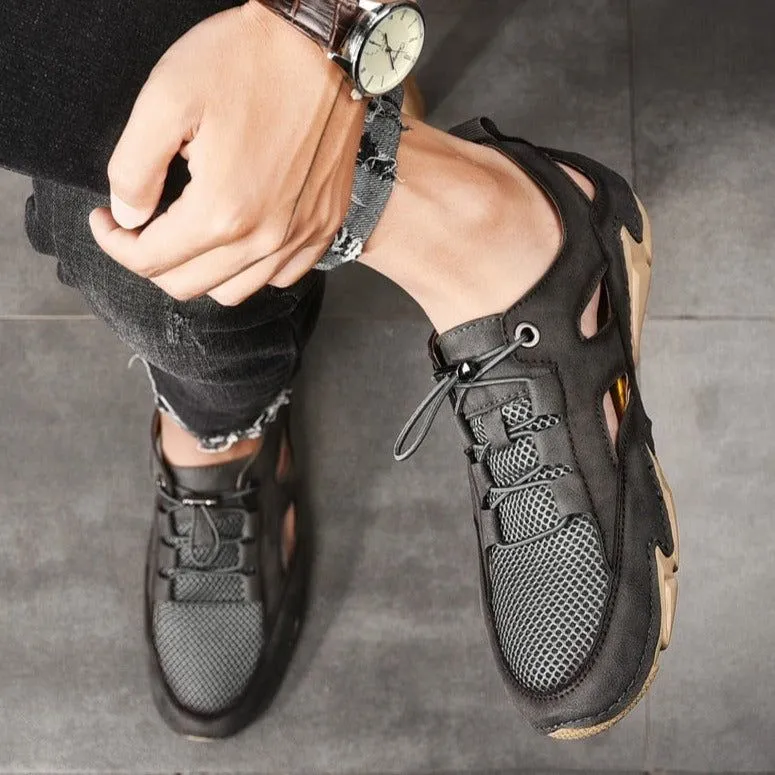 Men's Casual Shoes: Handmade Comfortable Outdoor Sandals ZOS41