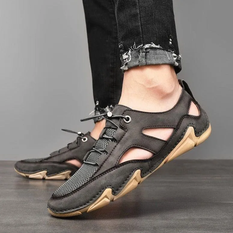 Men's Casual Shoes: Handmade Comfortable Outdoor Sandals ZOS41