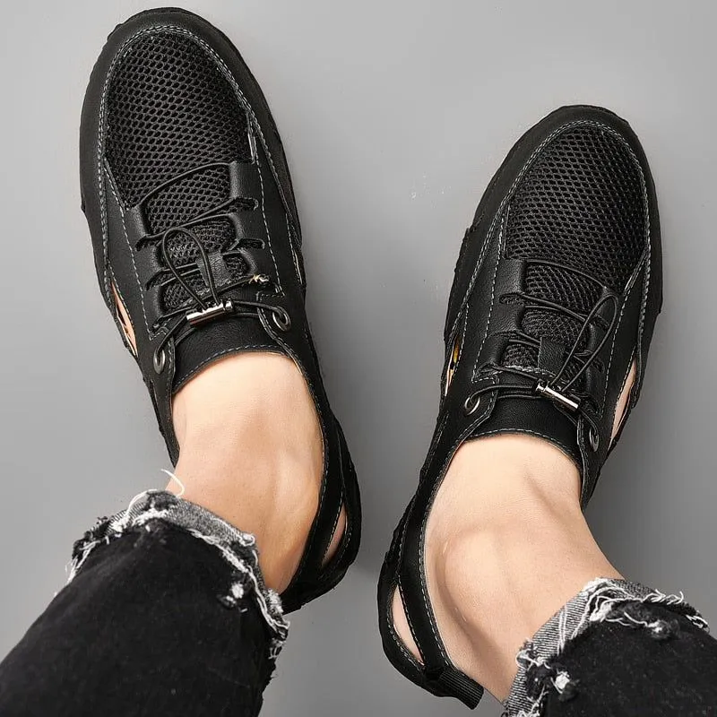 Men's Casual Shoes: Handmade Comfortable Outdoor Sandals ZOS41