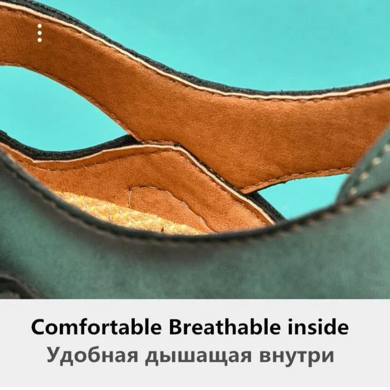 Men's Casual Shoes: Handmade Comfortable Outdoor Sandals ZOS41