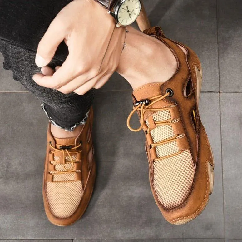 Men's Casual Shoes: Handmade Comfortable Outdoor Sandals ZOS41