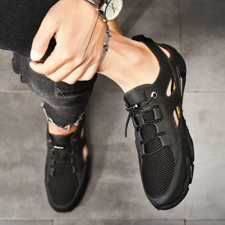 Men's Casual Shoes: Handmade Comfortable Outdoor Sandals ZOS41