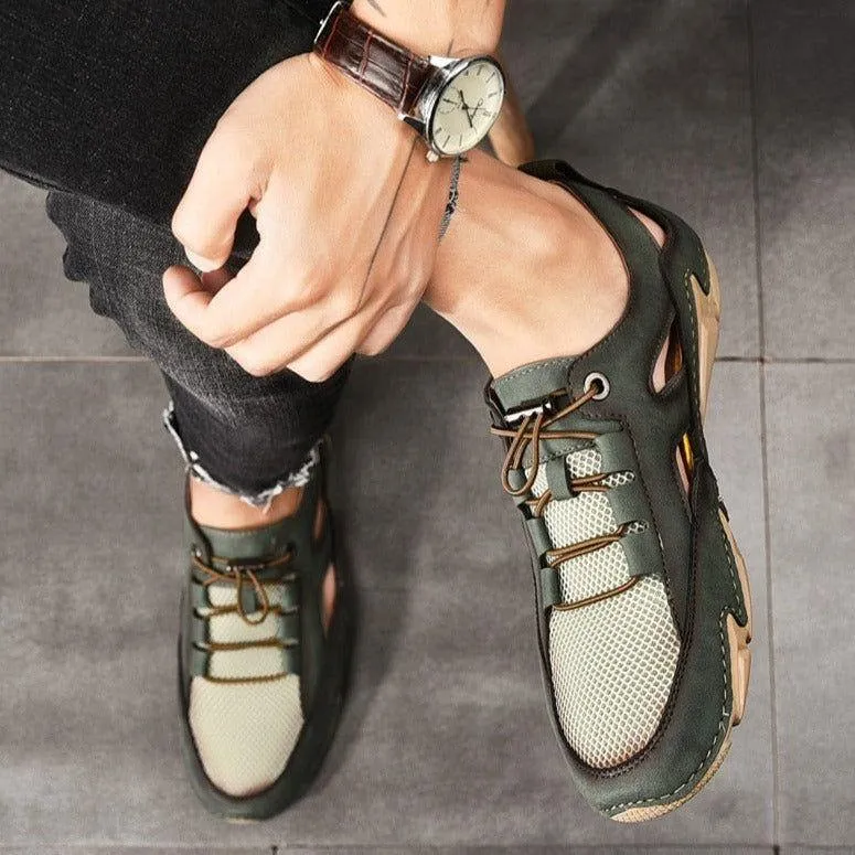 Men's Casual Shoes: Handmade Comfortable Outdoor Sandals ZOS41