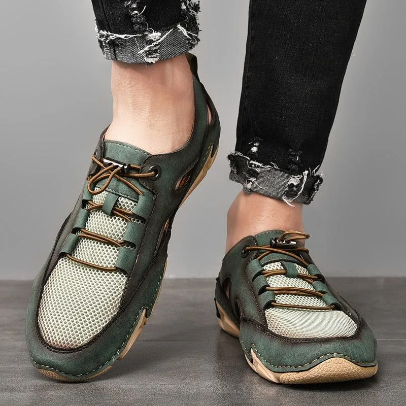 Men's Casual Shoes: Handmade Comfortable Outdoor Sandals ZOS41