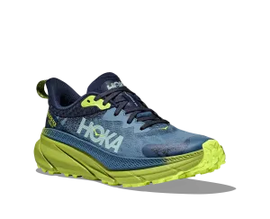 Men's Hoka Challenger 7 GTX Color: Outer Space/Dark Citron