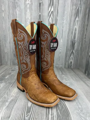 Men's Horse Power Oryx Soft OPU Smooth Ostrich with 13" Honey Crazy Horse Tops - HP-8067