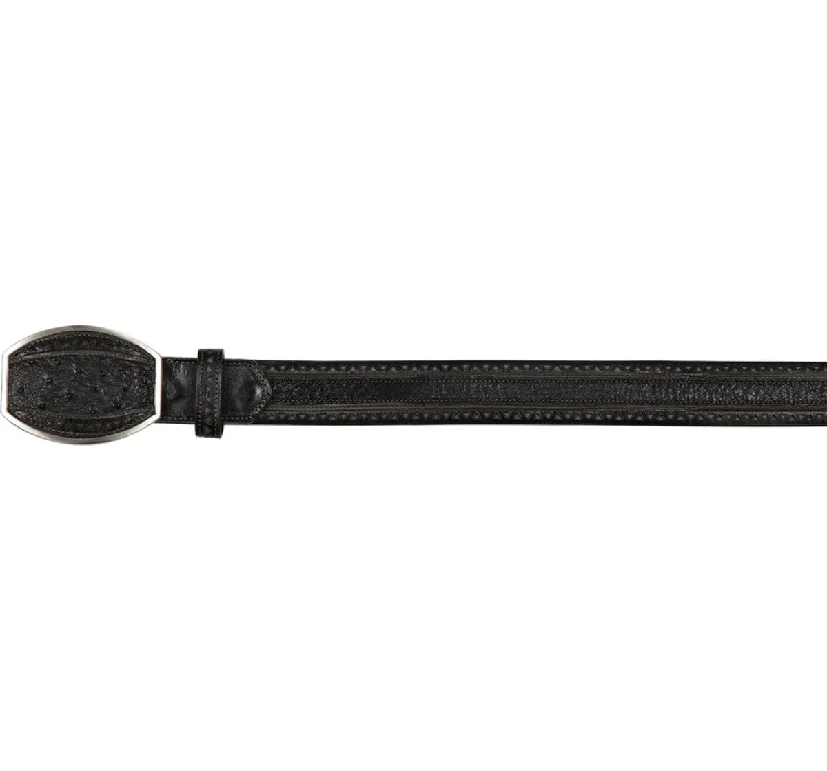 Men's Los altos Smooth Ostrich Laser Design Casual Belt LAB-C24U0405