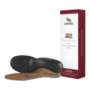 Men's Memory Foam Orthotics W/ Metatarsal Support