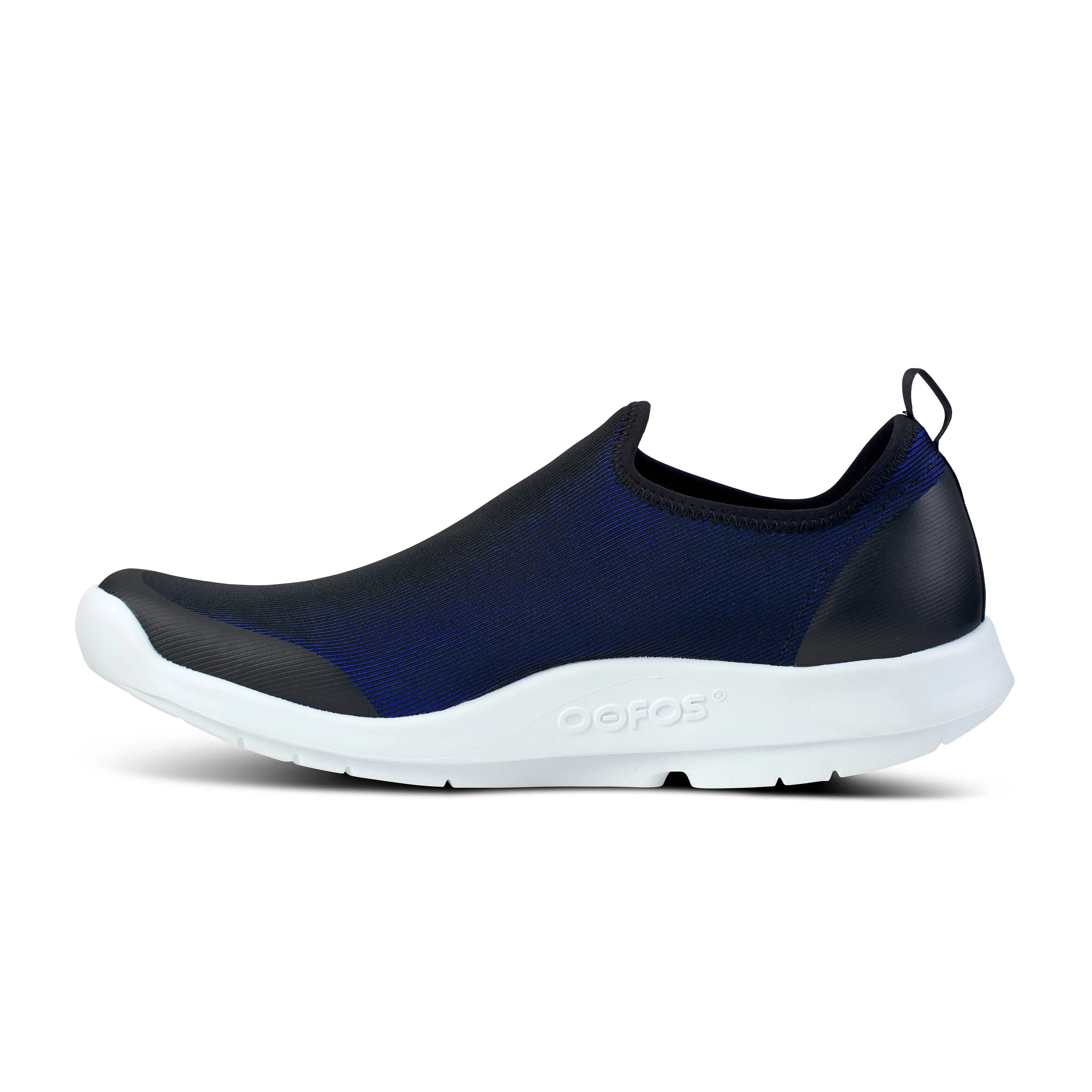Men's Oofos OOmg Sport Low Shoe Color: White Navy