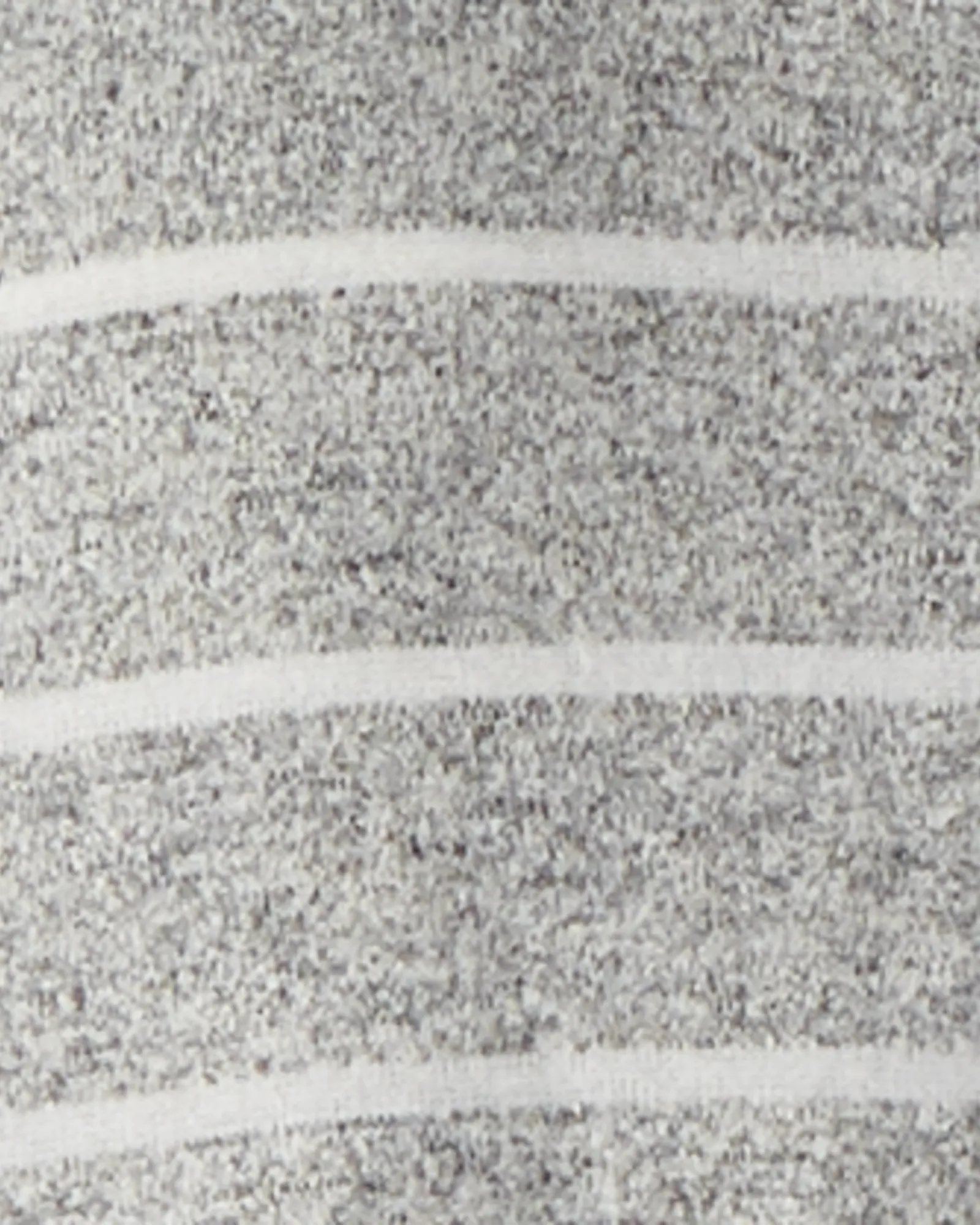 Mia Brushed Knit Top with Ruched Sleeves | Light Grey / White