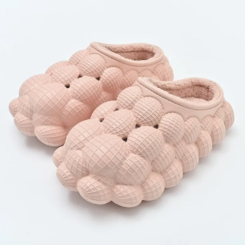 Mid Bubble Fur Slides For Men and Women
