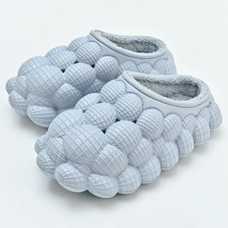 Mid Bubble Fur Slides For Men and Women