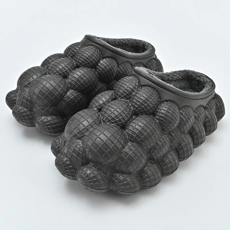 Mid Bubble Fur Slides For Men and Women