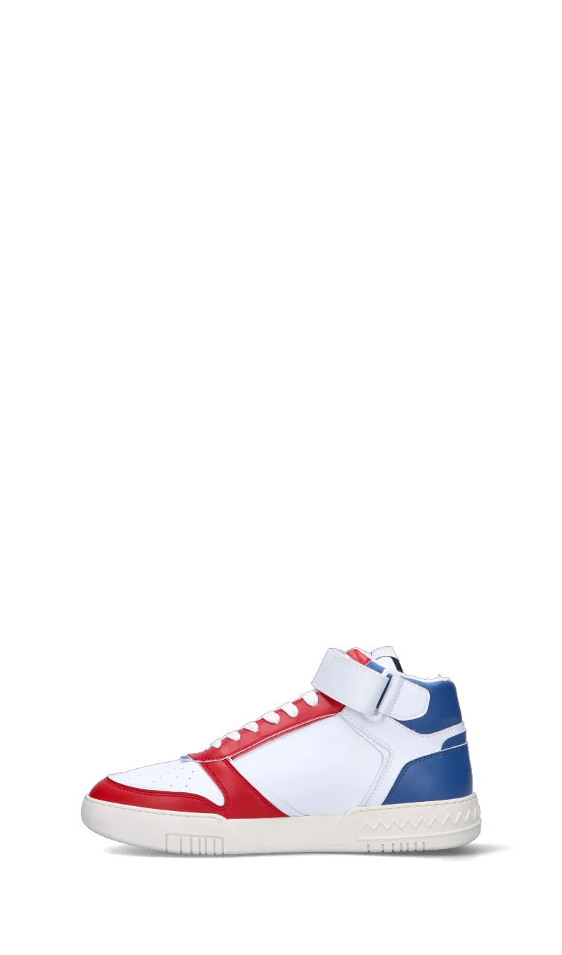 MISSONI Sneaker uomo bianca/blu/rossa