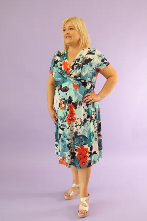 Monica Dress In Teal