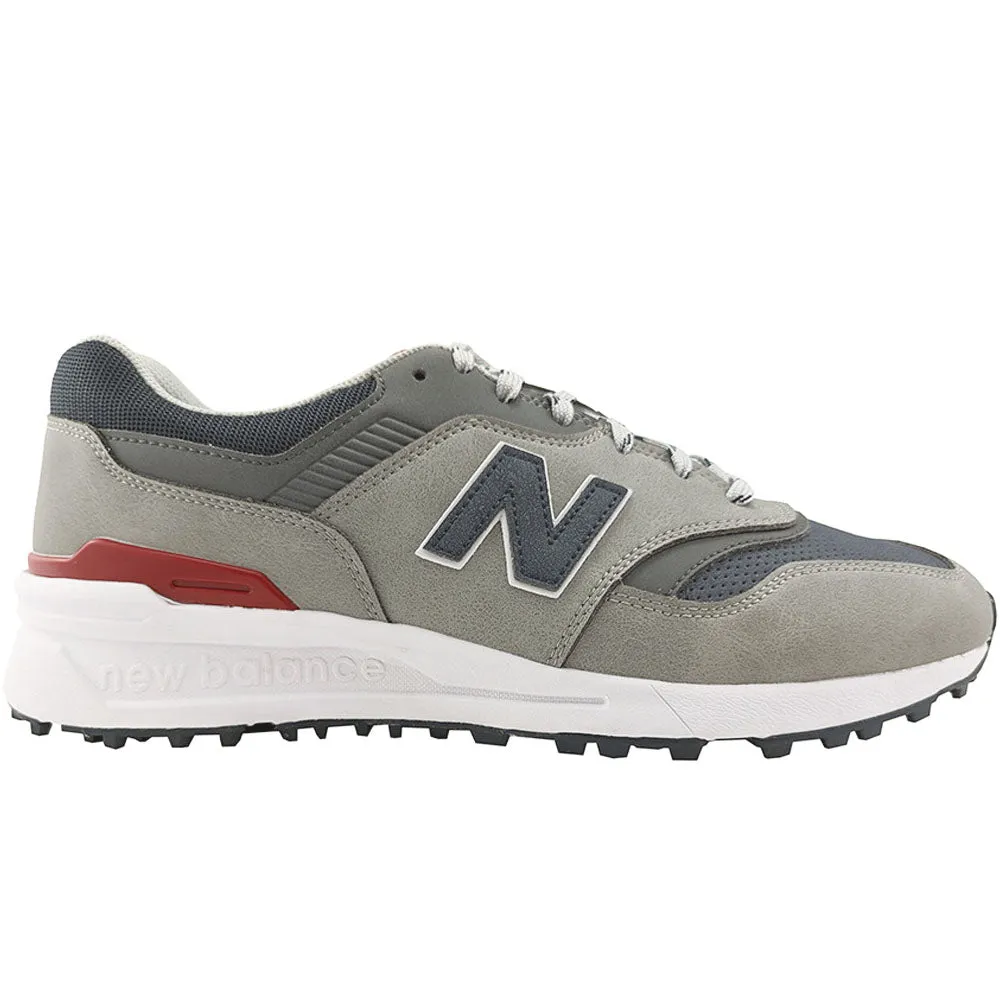 New Balance 997 Spikeless Waterproof Shoes - Navy/Grey/Red