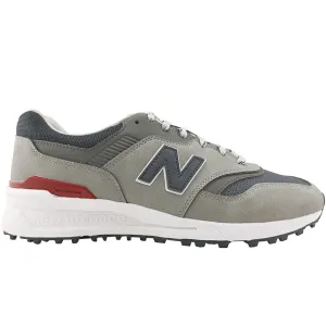 New Balance 997 Spikeless Waterproof Shoes - Navy/Grey/Red