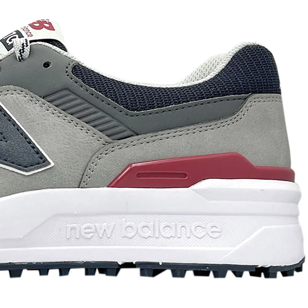 New Balance 997 Spikeless Waterproof Shoes - Navy/Grey/Red