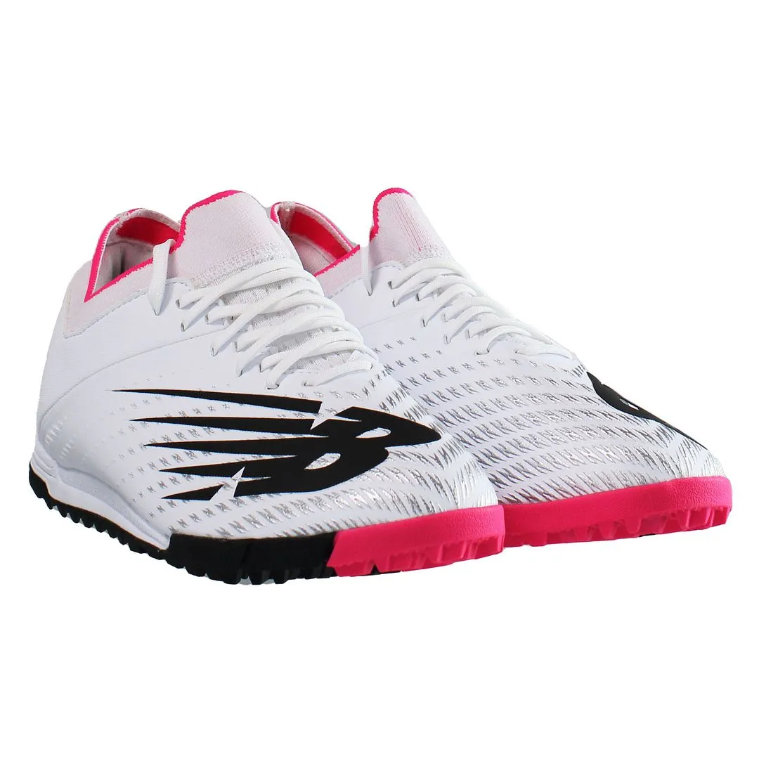New Balance Furon V6  Dispatch TF Mens White Football Boots