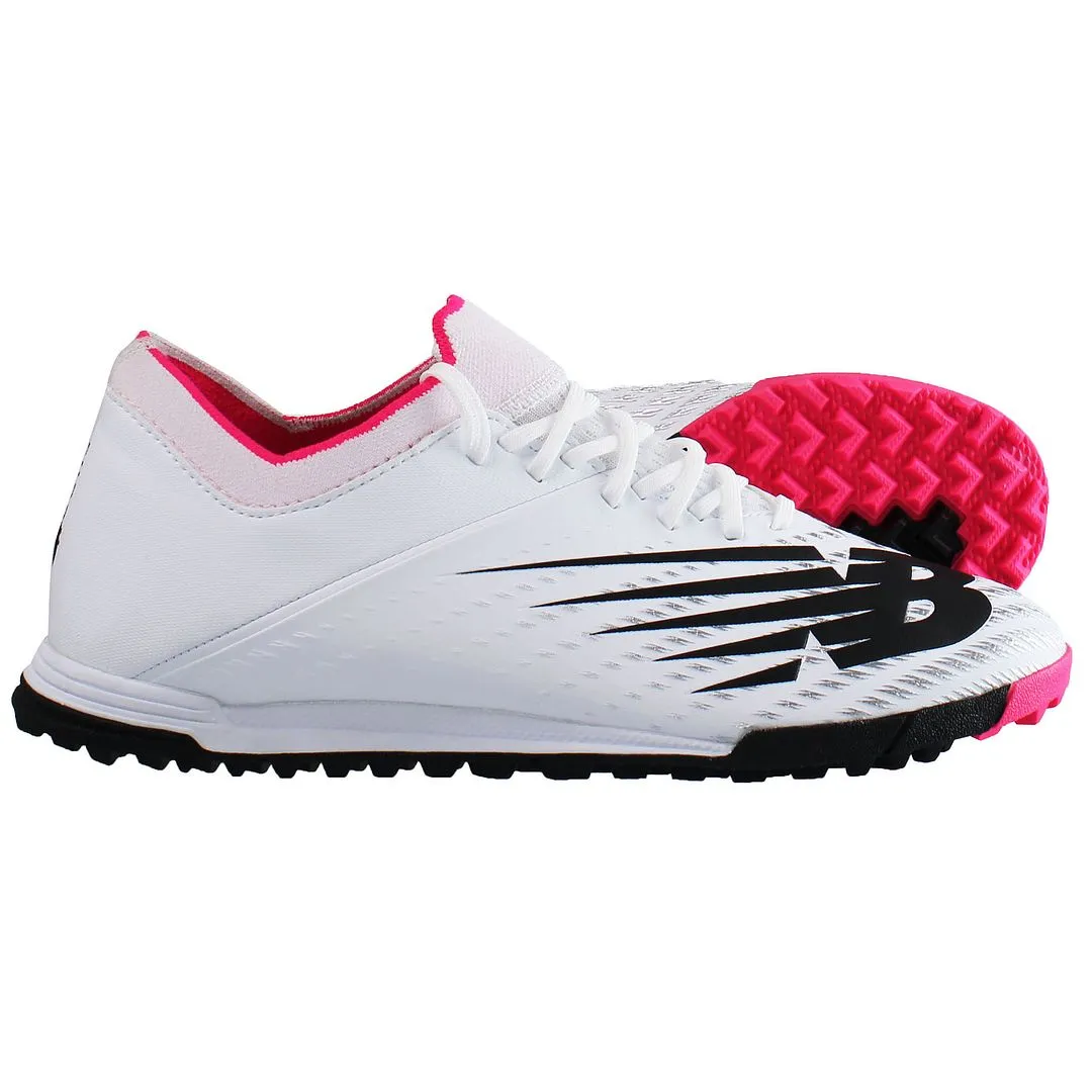 New Balance Furon V6  Dispatch TF Mens White Football Boots