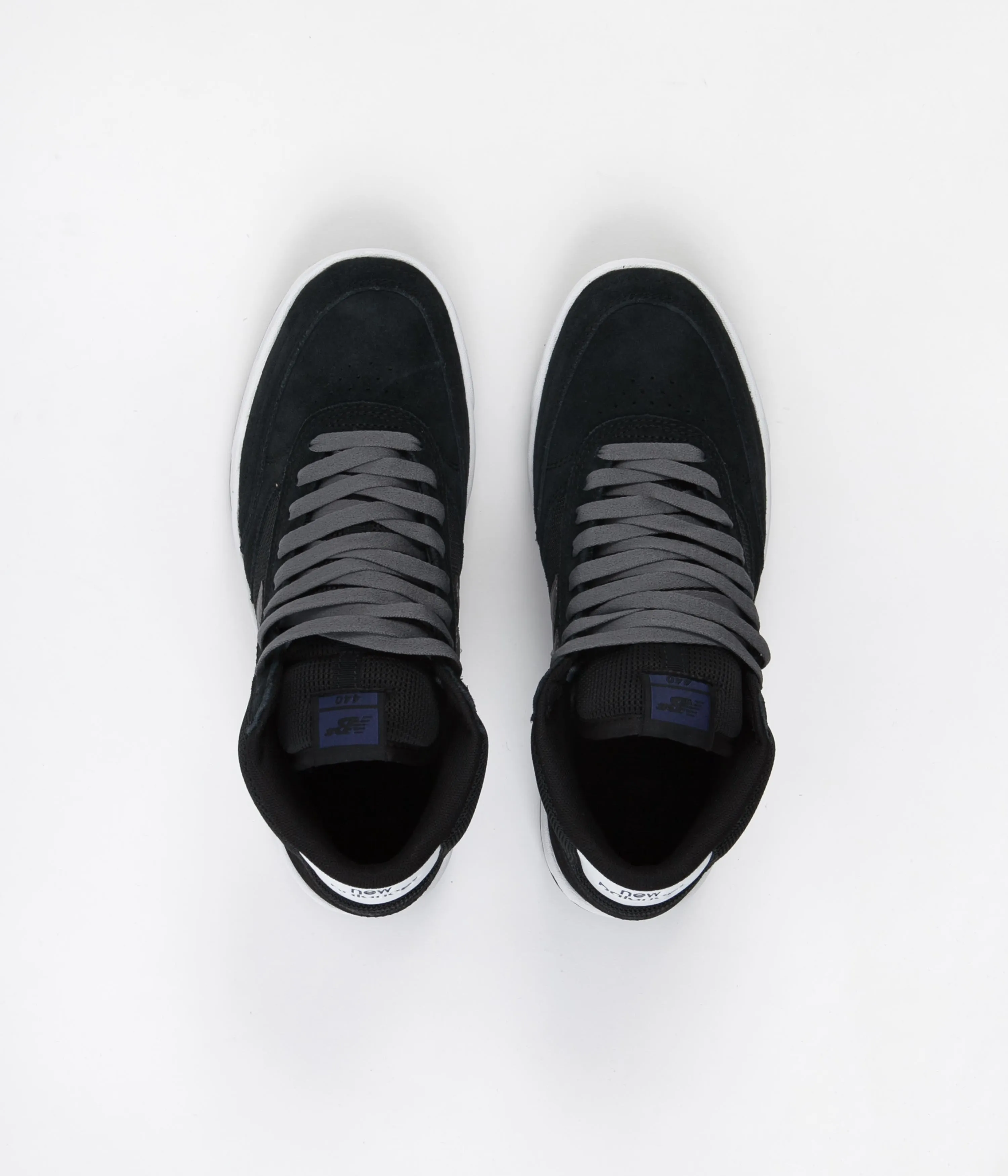 New Balance Numeric 440 Hi Shoes - Black / Grey / White
