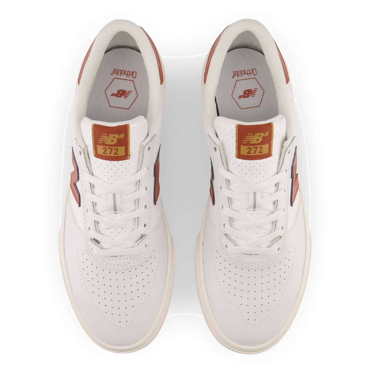 New Balance Numeric Men's 272 White Copper Shoes
