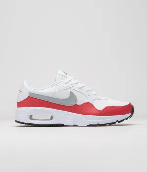 Nike Air Max SC Shoes - White / Wolf Grey - University Red - Black