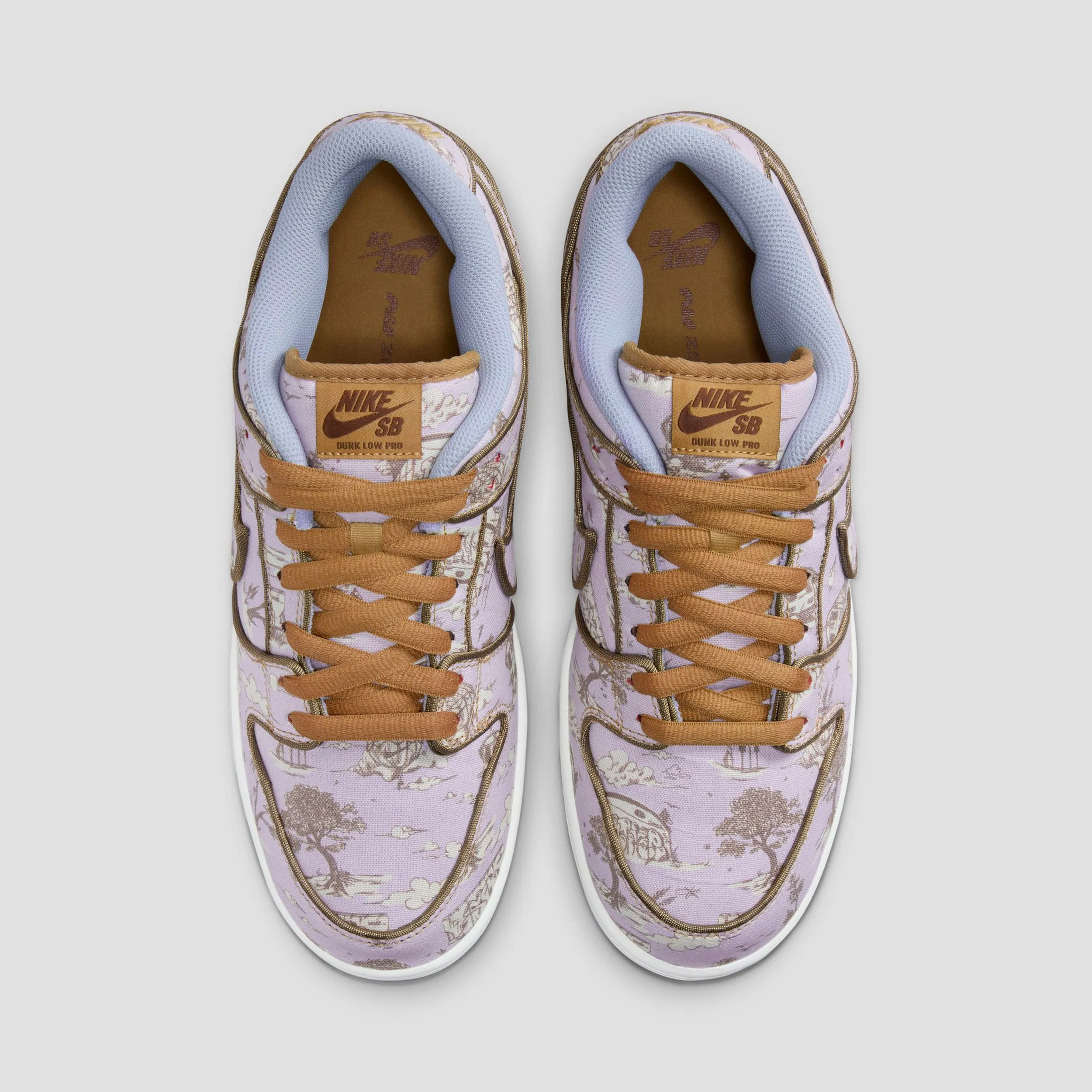 Nike SB Dunk Low Pro Premium Skate Shoes Football Grey / Coconut Milk - Khaki