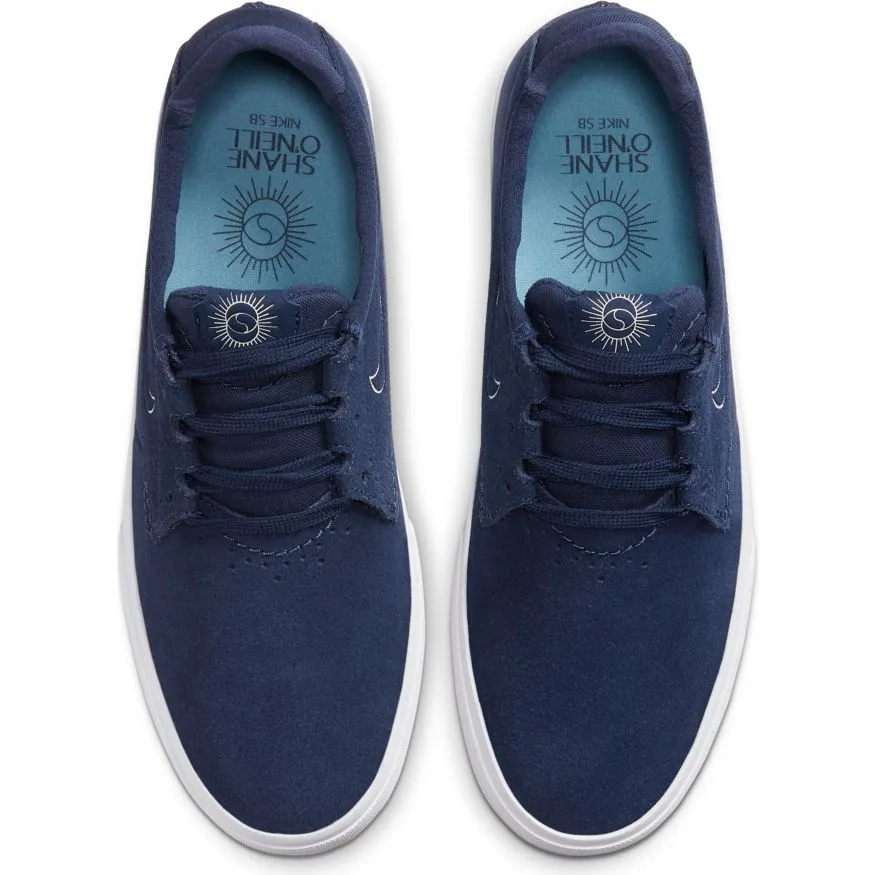 Nike SB Shane Skate Shoes - Midnight Navy/White -Cerulean