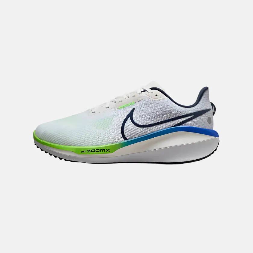 Nike Vomero 17 Men's Road Running Shoes -White/Platinum Tint/Racer Blue/Thunder Blue