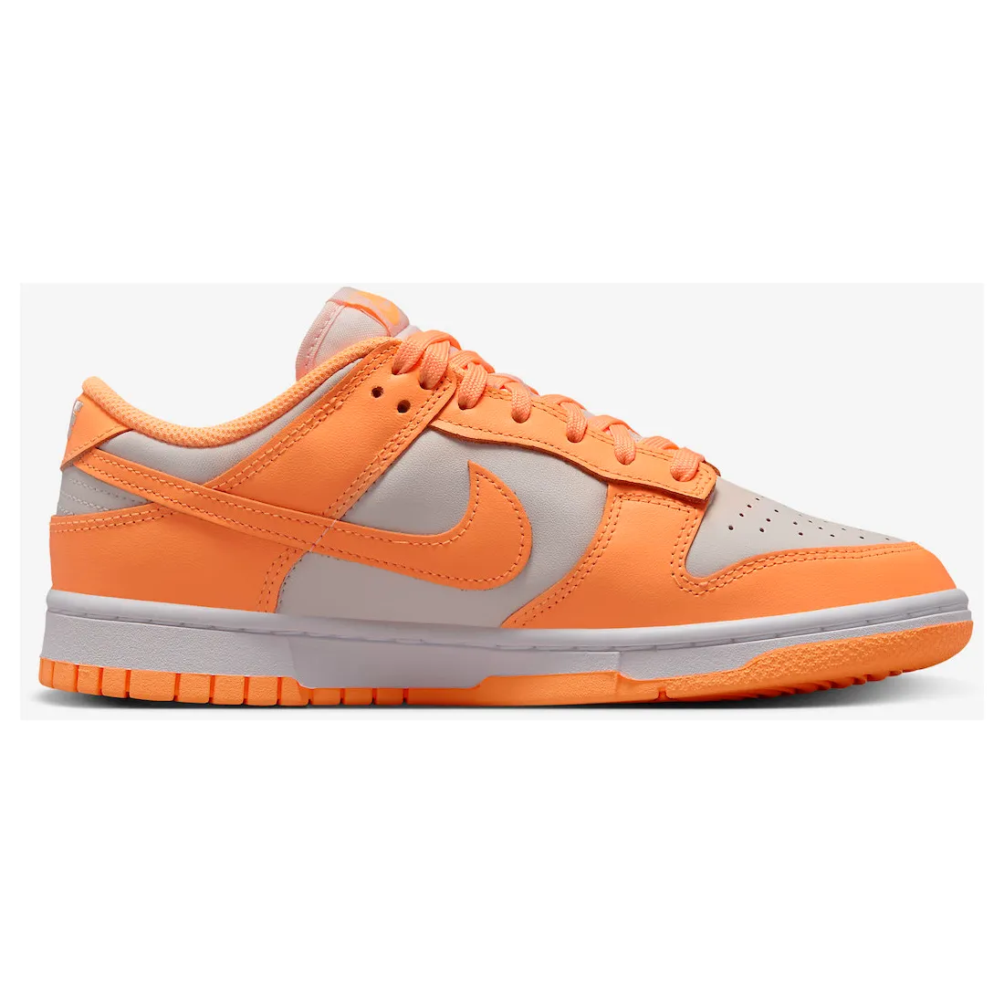 Nike Women's Dunk Low Shoes - Peach Cream / White / Orange