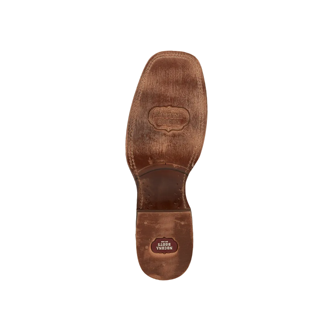 Nocona Men's Bryce Maple Western Broad Square Toe Boots