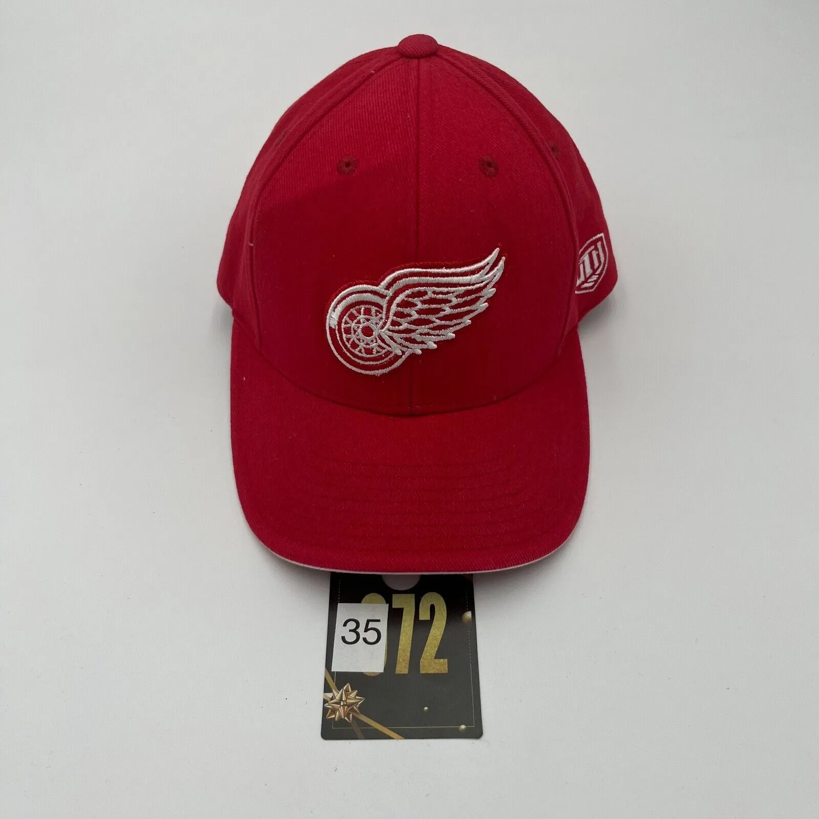 Old Time Sports NHL Detroit Red Wings Cap old time hockey red w/white adjustible