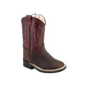 Old West Kid's Western Square Toe Boots