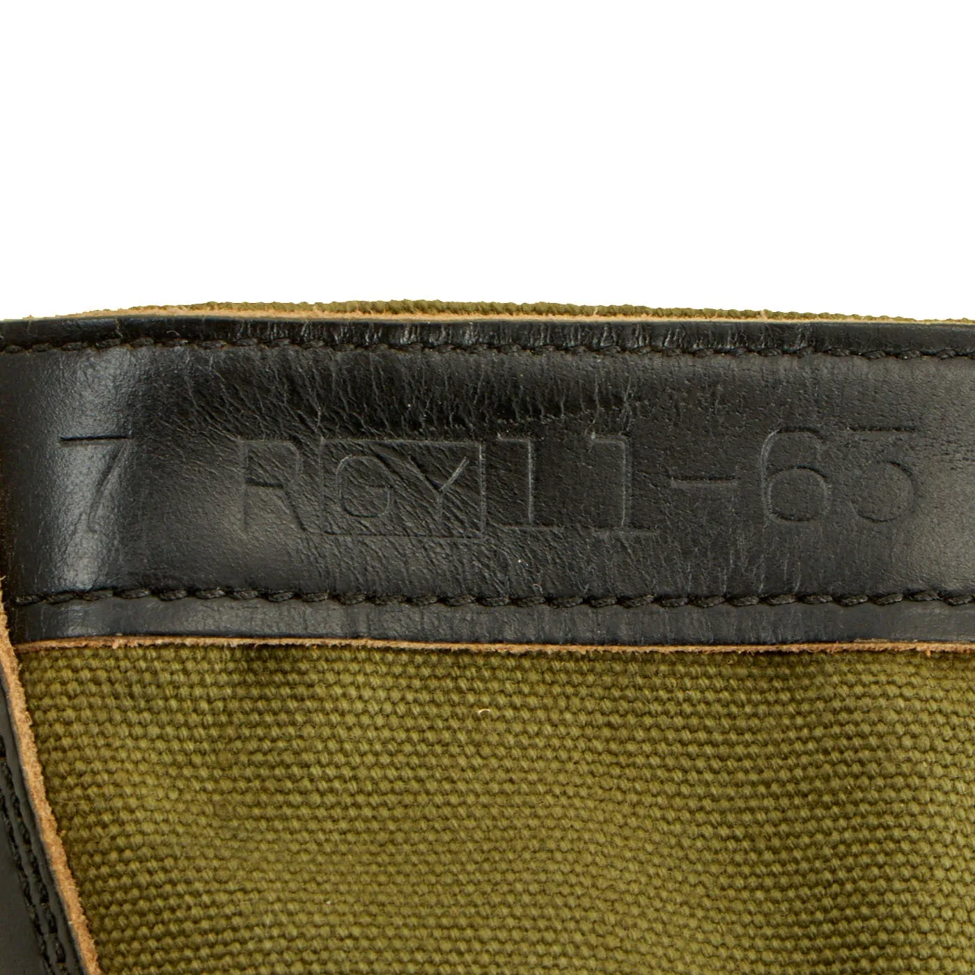 Original U.S. Vietnam War Jungle Boots - Rare 2nd Pattern - Size 7R - Dated 1963