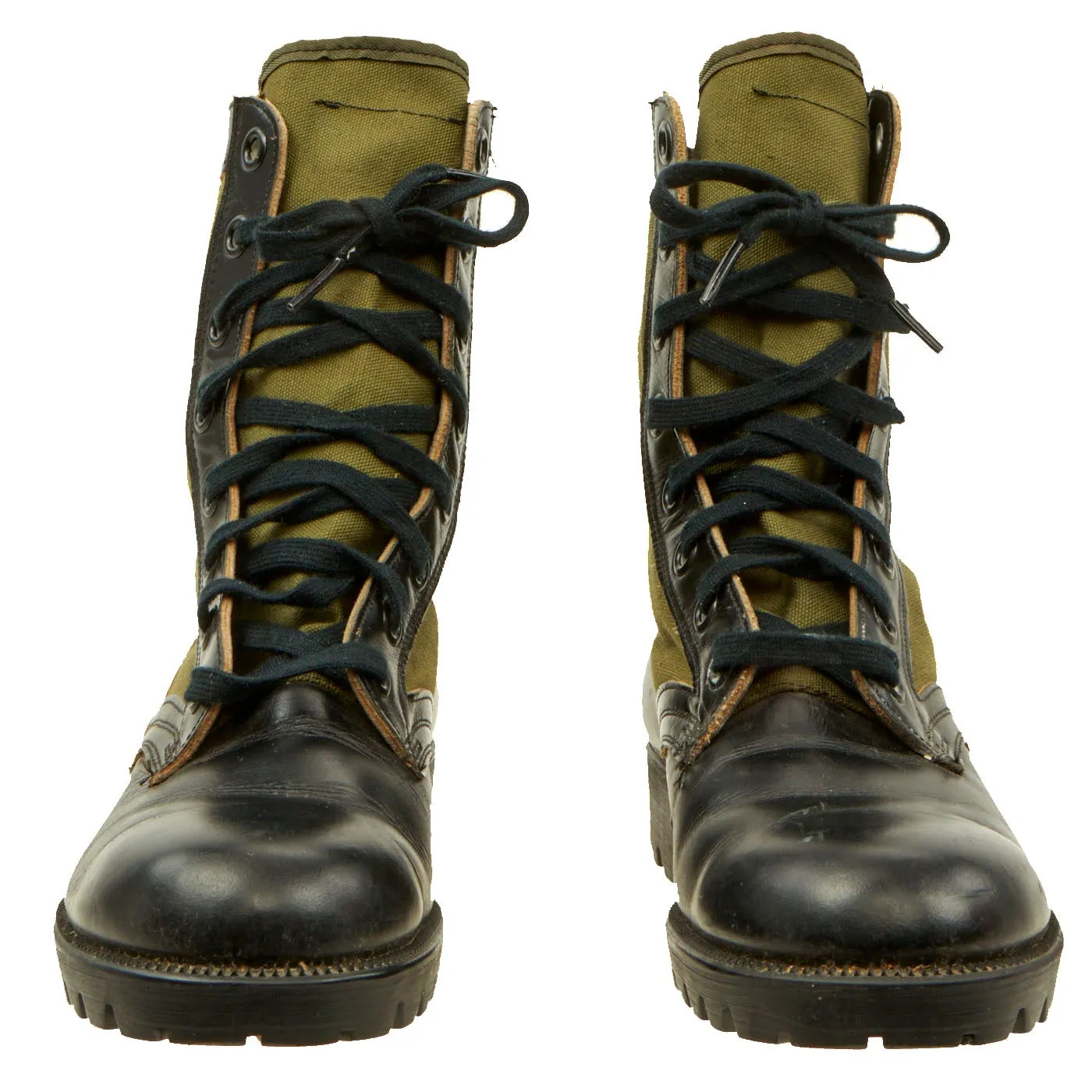 Original U.S. Vietnam War Jungle Boots - Rare 2nd Pattern - Size 7R - Dated 1963