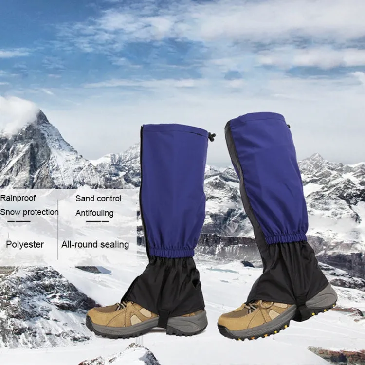 Outdoor Snow Desert Sand-proof Waterproof Foot Cover, Spec: Extended (Royal Blue)