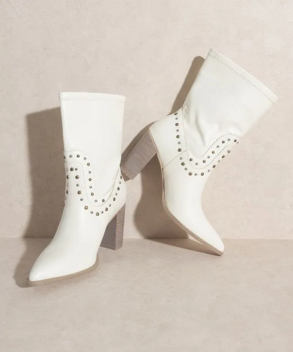 Paris   Studded Boots