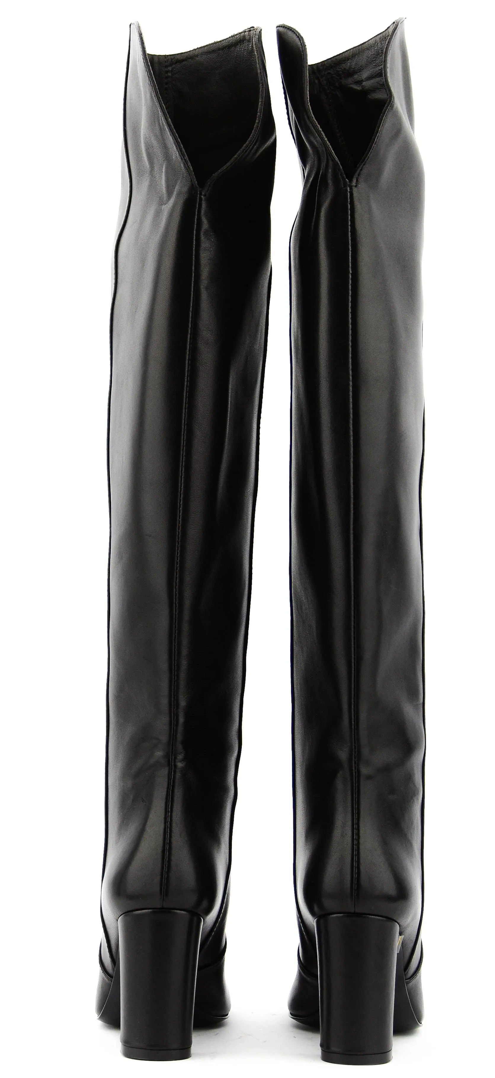 PAUL WARMER CHARLY KNEEHEIGHT BOOTS SMOOTH BLACK