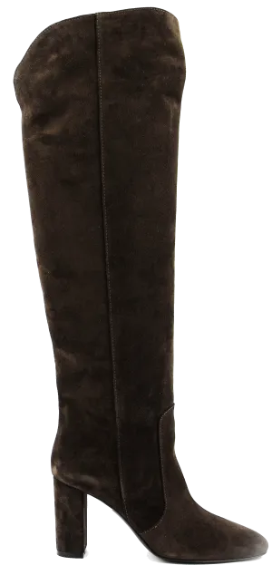 PAUL WARMER CHARLY KNEEHEIGHT BOOTS SMOOTH BROWN