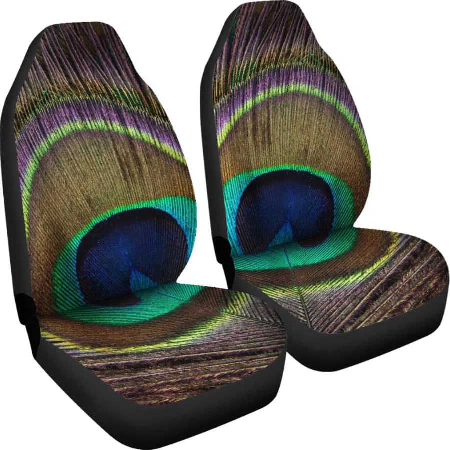 Peacock Car Seat Covers | Seat Covers 2pcs