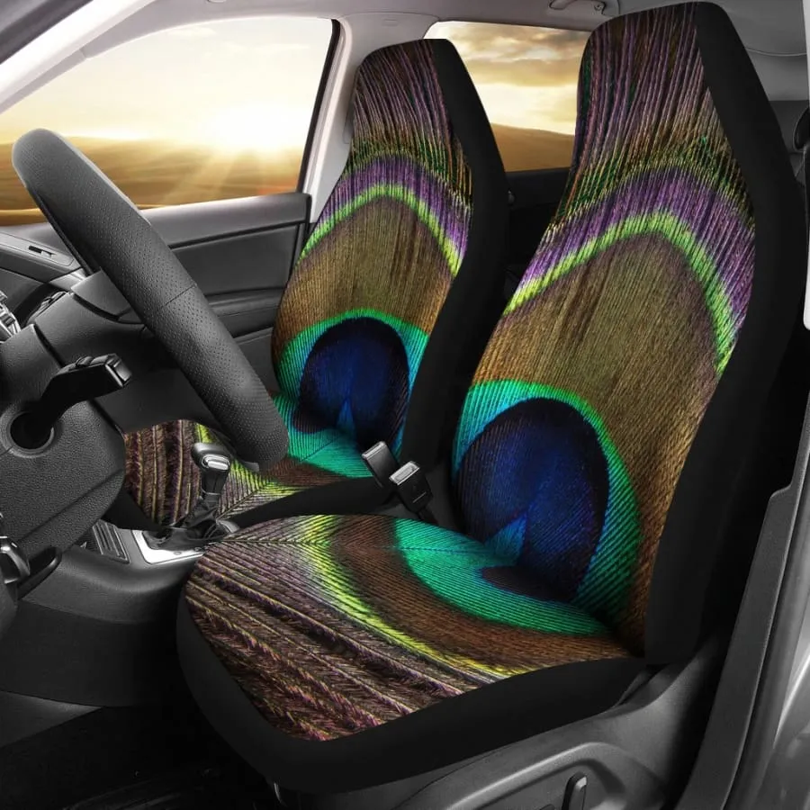 Peacock Car Seat Covers | Seat Covers 2pcs
