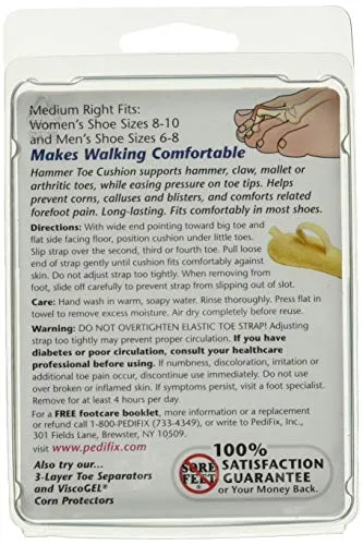 PediFix Felt Hammer Toe Crest Cushion,