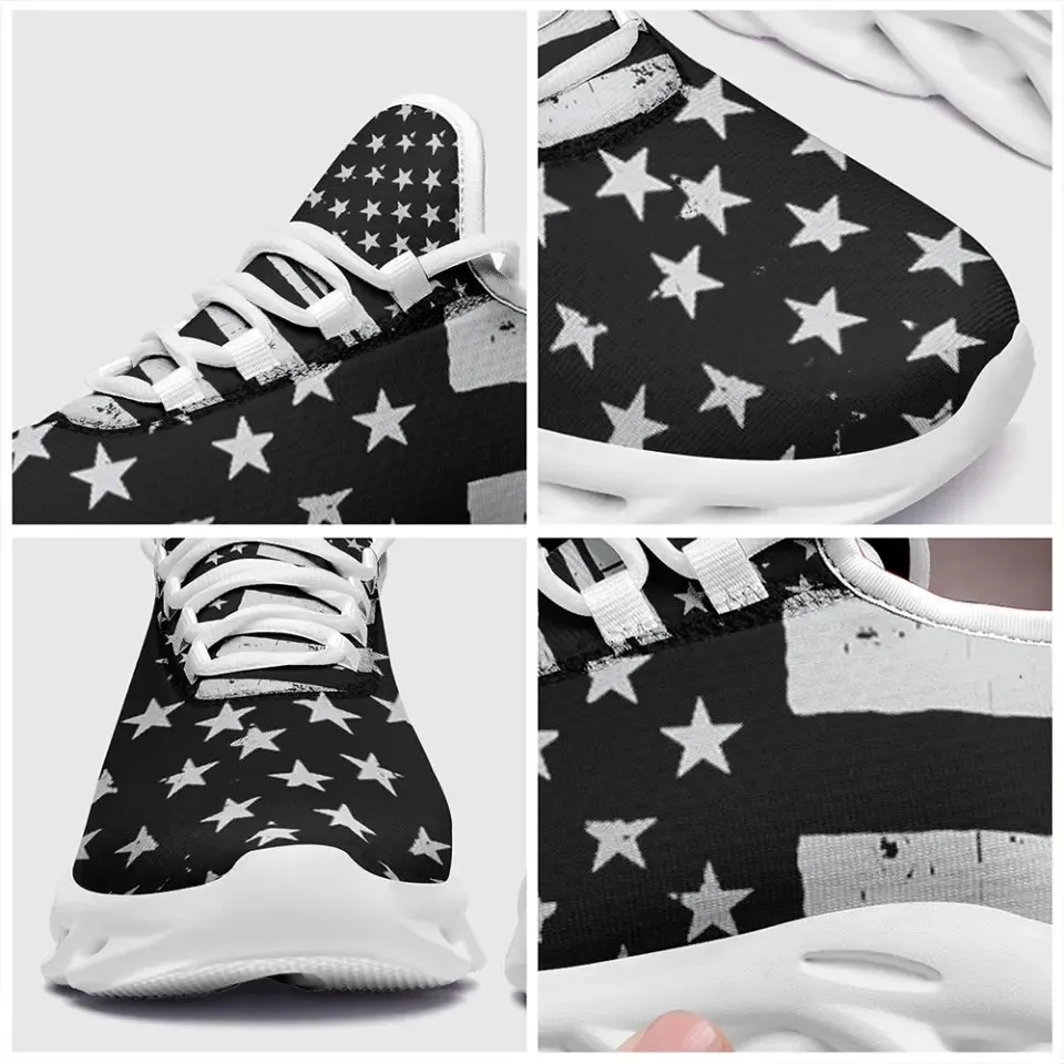 Personalized company gifts, personalized company gifts MaxSoul-B03011 Custom Max Soul American Flag, USA Flag Sneakers Max Soul, Shoes, Printed Shoes