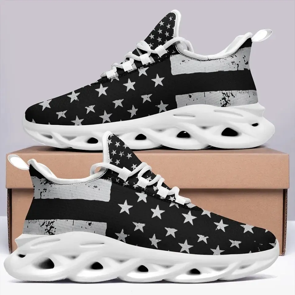 Personalized company gifts, personalized company gifts MaxSoul-B03011 Custom Max Soul American Flag, USA Flag Sneakers Max Soul, Shoes, Printed Shoes