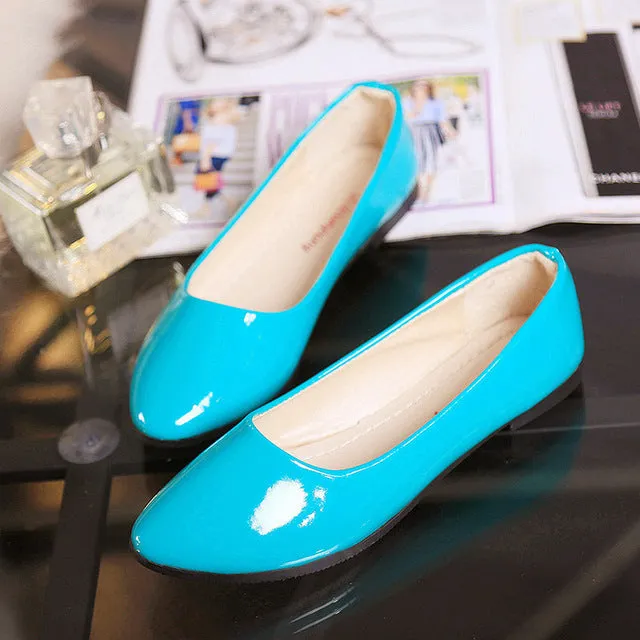Plardin Woman The New Joker Ballet Flat Shoes Spring Single Cone Doug Shoes Big Yards For women's Shoes Light shoes