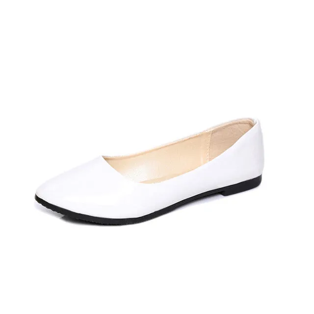 Plardin Woman The New Joker Ballet Flat Shoes Spring Single Cone Doug Shoes Big Yards For women's Shoes Light shoes
