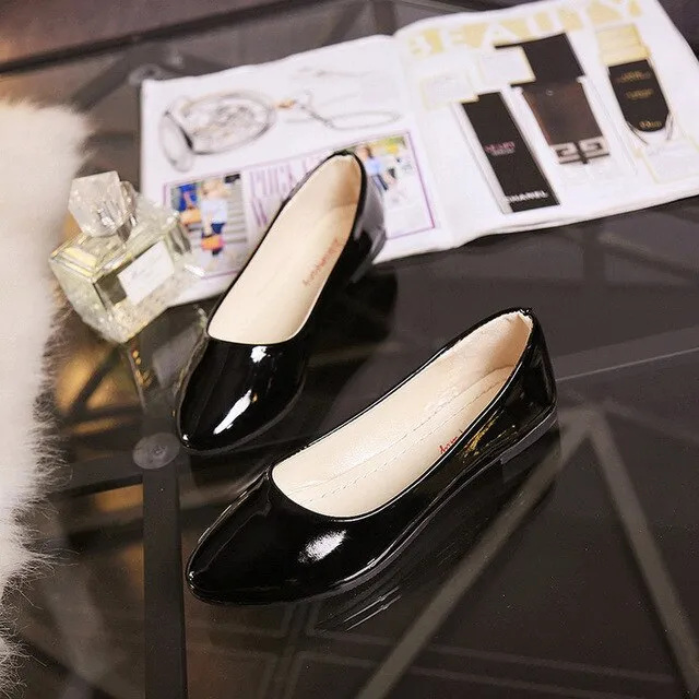 Plardin Woman The New Joker Ballet Flat Shoes Spring Single Cone Doug Shoes Big Yards For women's Shoes Light shoes