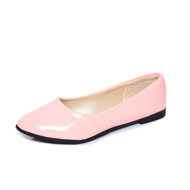 Plardin Woman The New Joker Ballet Flat Shoes Spring Single Cone Doug Shoes Big Yards For women's Shoes Light shoes